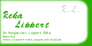 reka lippert business card